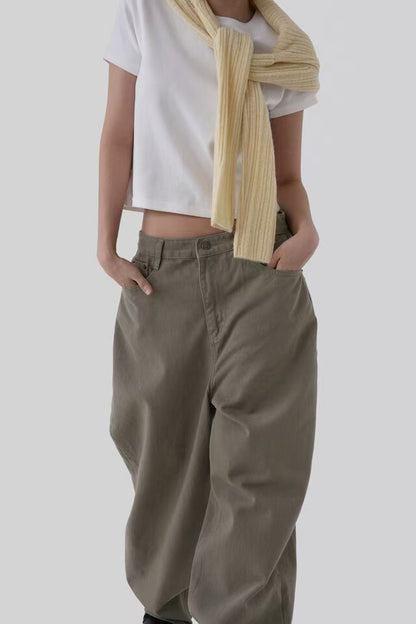 AUTUMN Work Curved Pants - 6 colors