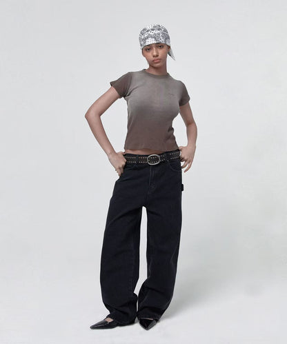 suade Washed Thermal Logo Tee - 2 colors