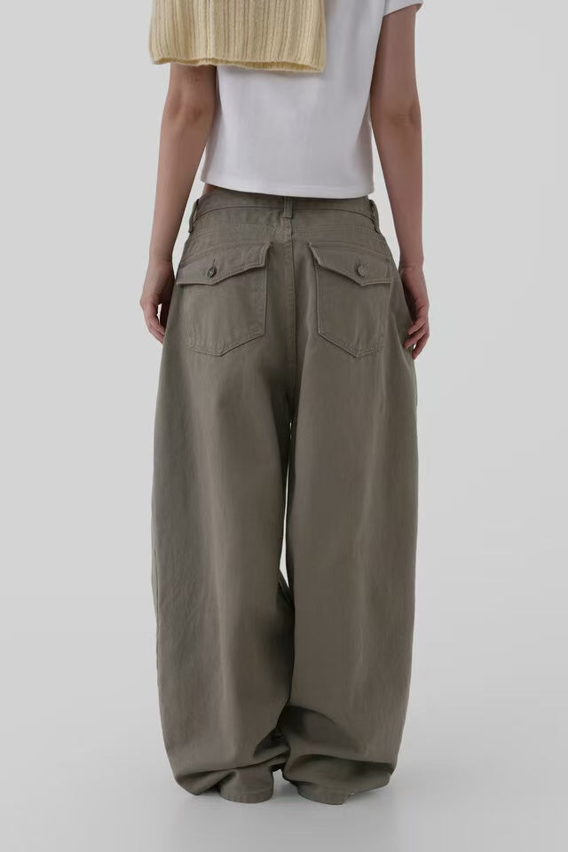 AUTUMN Work Curved Pants - 6 colors