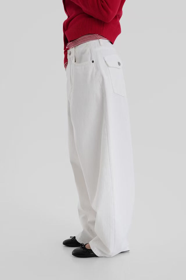 AUTUMN Work Curved Pants - 6 colors