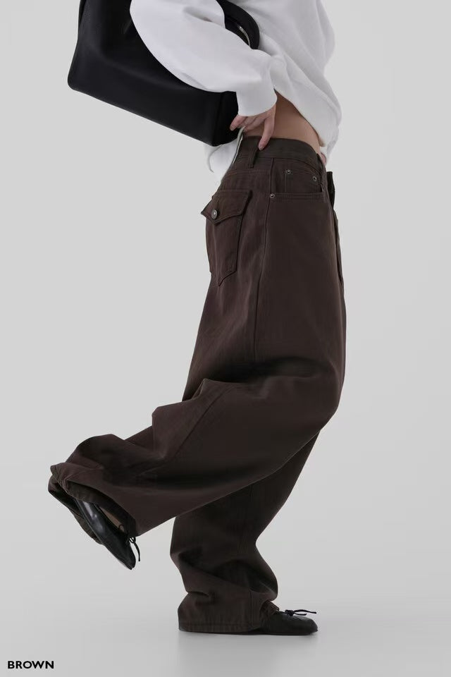 AUTUMN Work Curved Pants - 6 colors