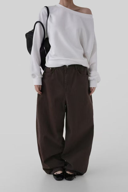 AUTUMN Work Curved Pants - 6 colors