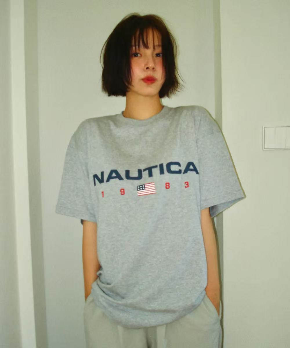 NAUTICA 83Flag Logo T-shirt - 5 colors