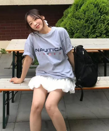 NAUTICA 83Flag Logo T-shirt - 5 colors