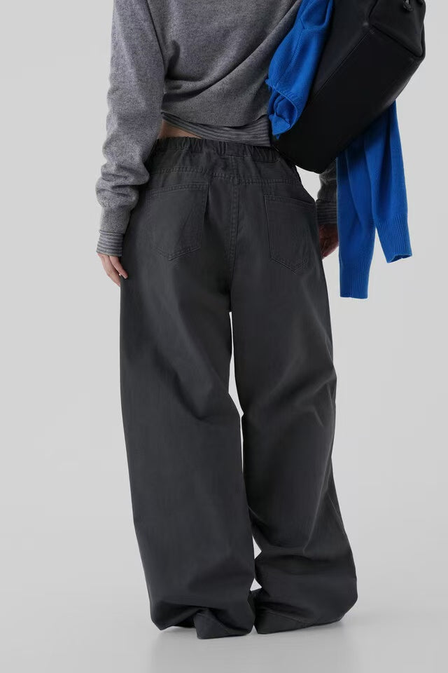 AUTUMN Deep Dying Washing Pants - 3 colors