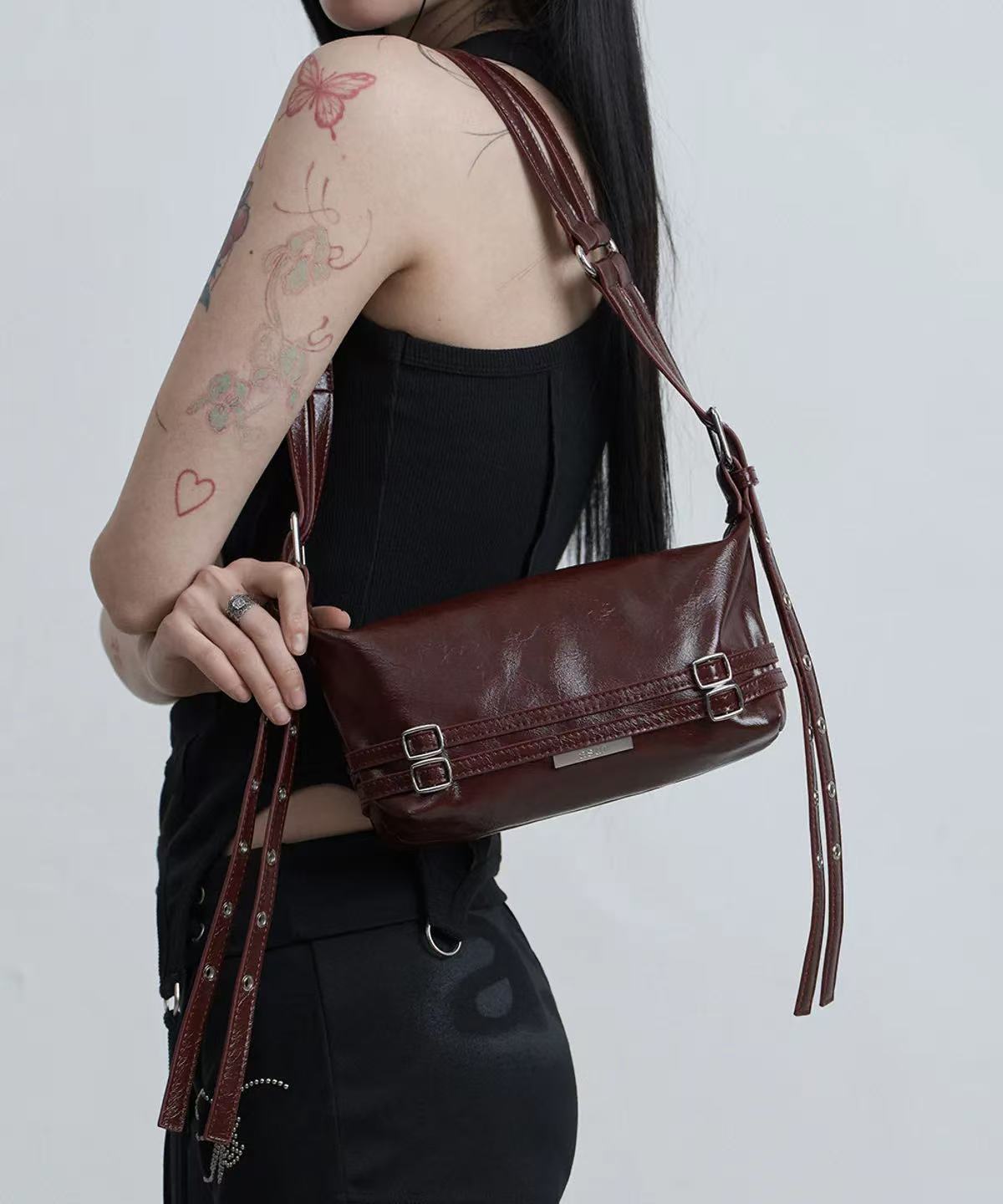 asur Belted Mini Shoulder Bag - 3 colors