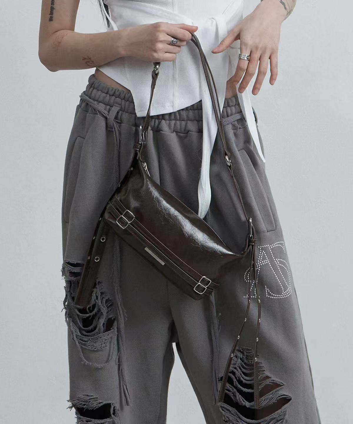 asur Belted Mini Shoulder Bag - 3 colors