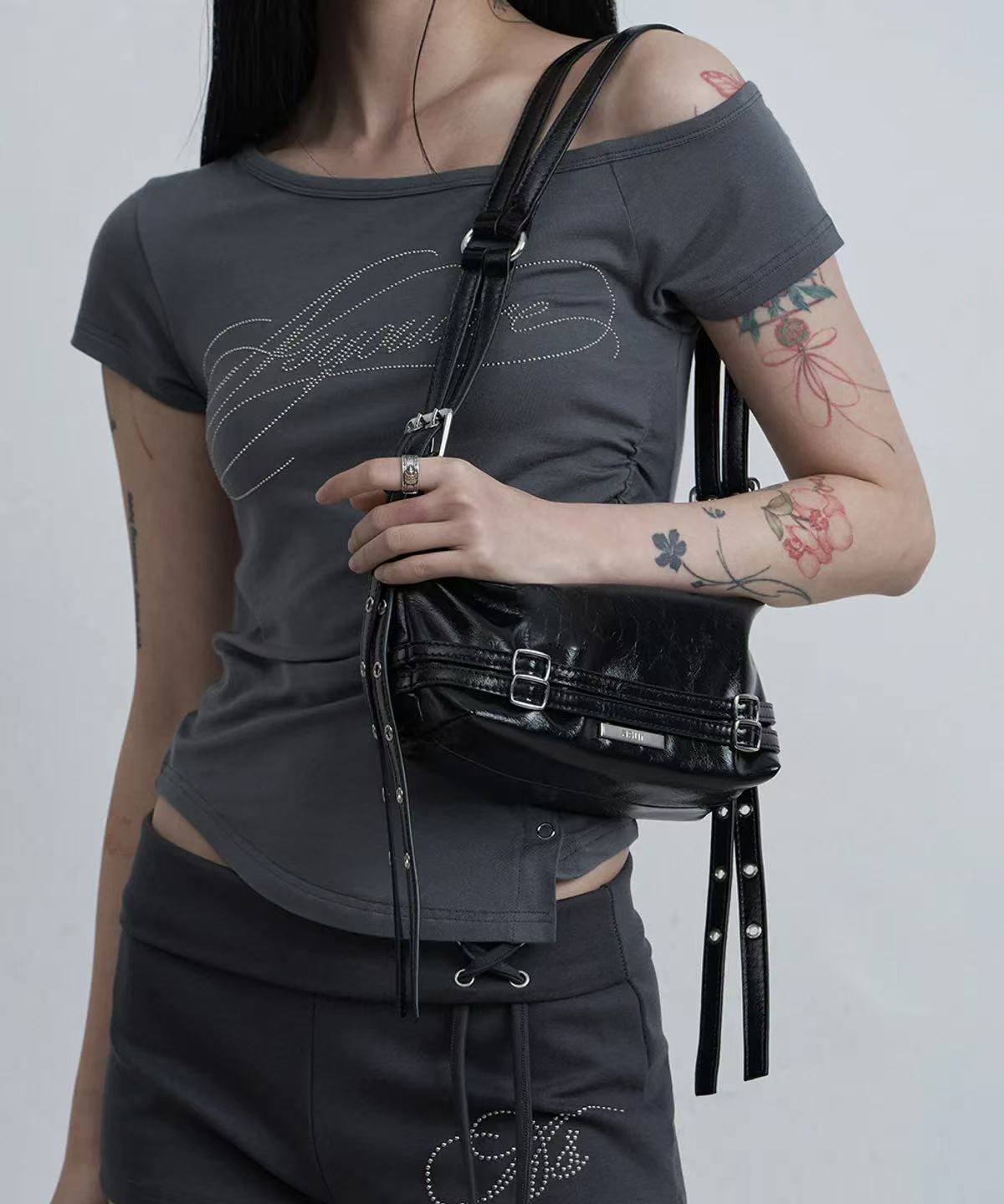 asur Belted Mini Shoulder Bag - 3 colors