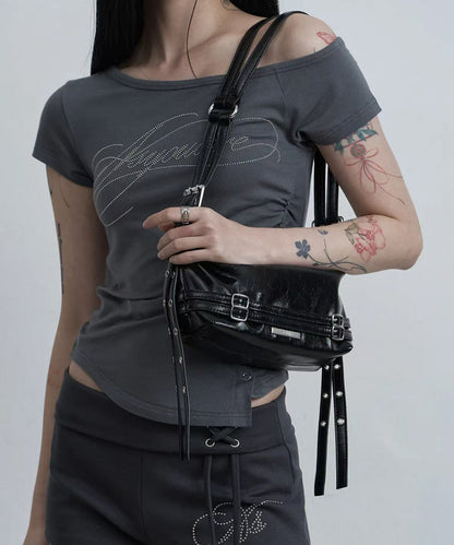 asur Belted Mini Shoulder Bag - 3 colors