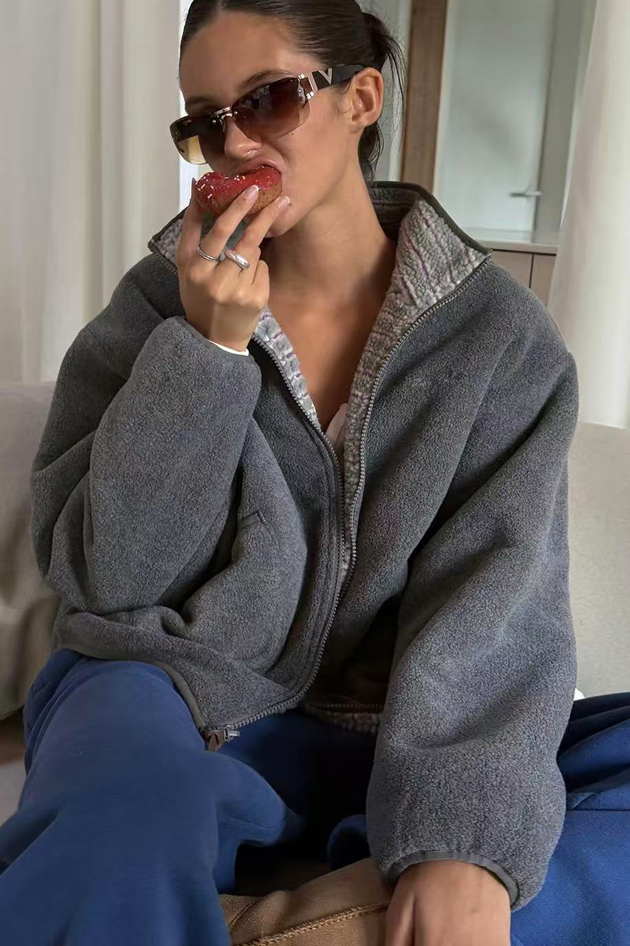 Bitter Cells Reversible Mellow Fleece Jacket - 4 colors