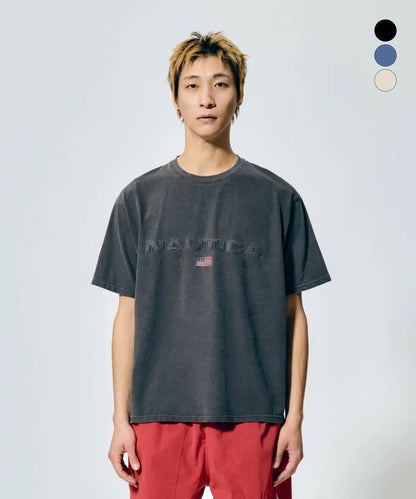NAUTICA 83Flag Pigment T-shirt - 3 colors