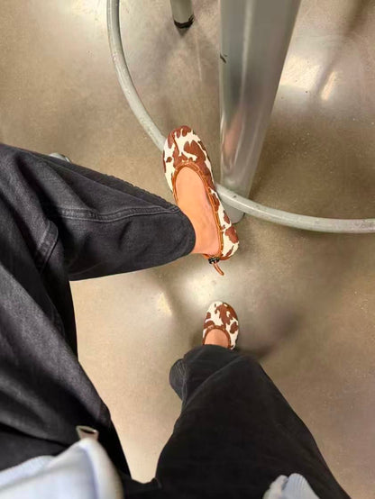 PAES Calf String Flat