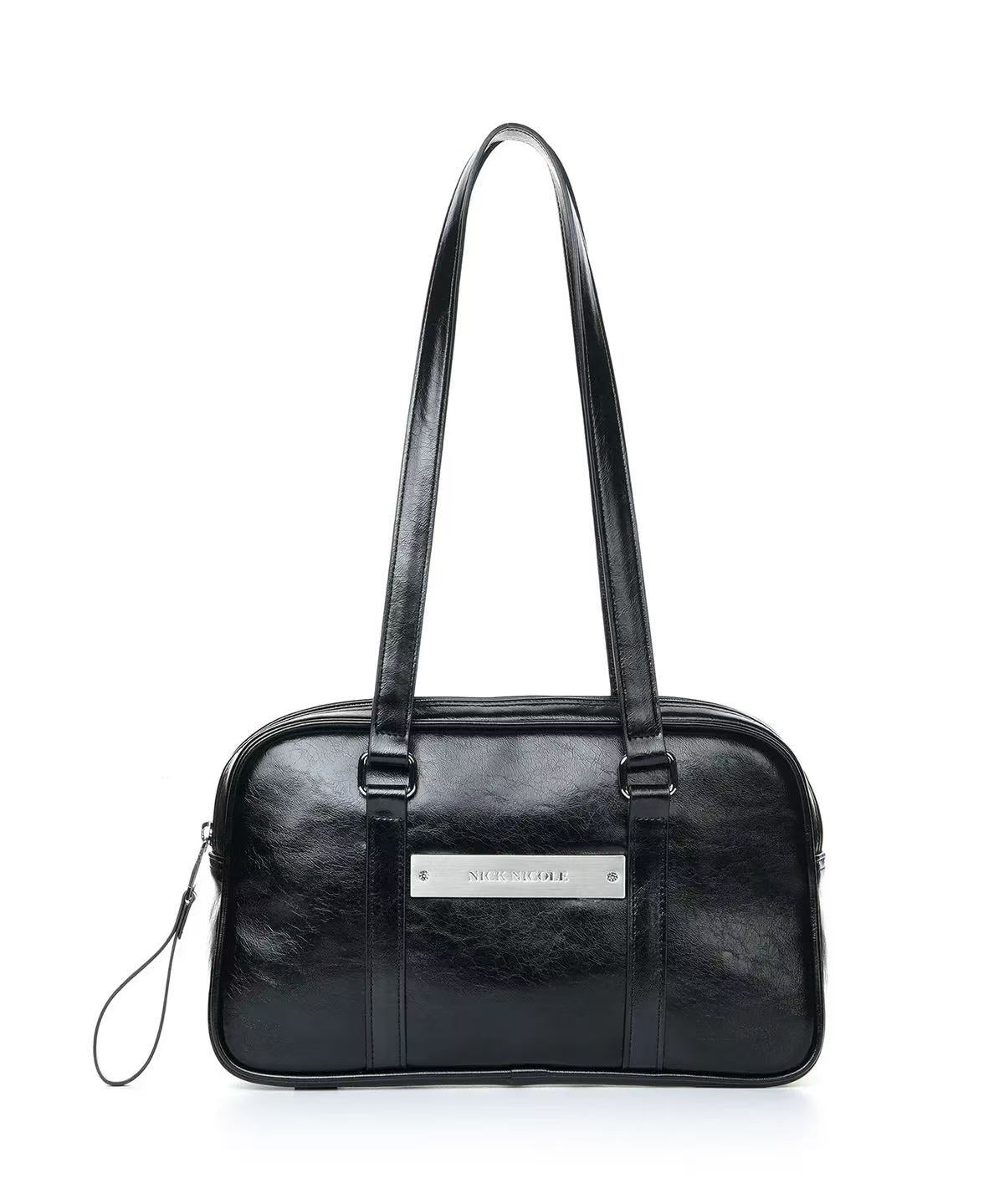 Nick Nicole Crystal Leather Mini Boston Bag - 5 colors