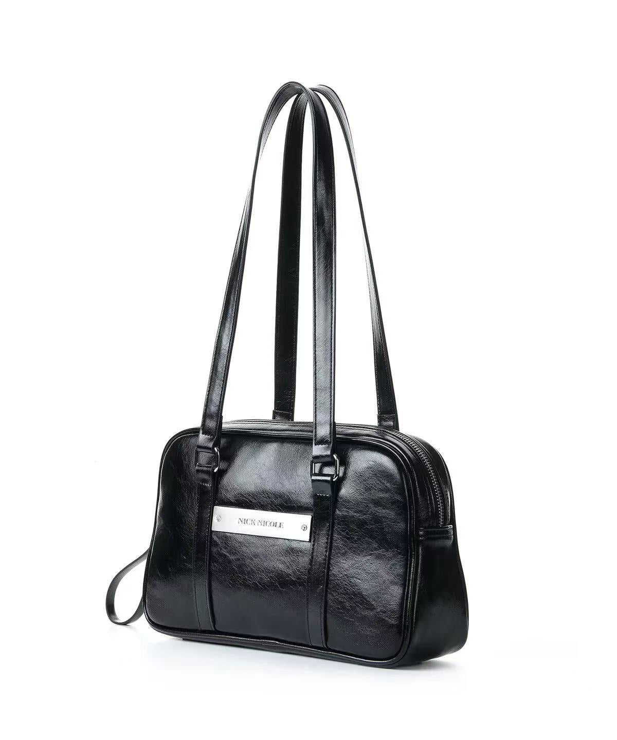 Nick Nicole Crystal Leather Mini Boston Bag - 5 colors