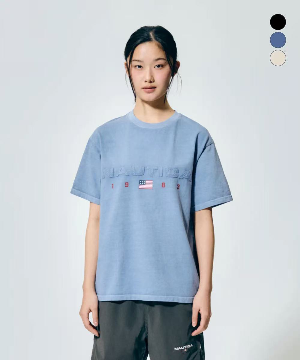 NAUTICA 83Flag Pigment T-shirt - 3 colors