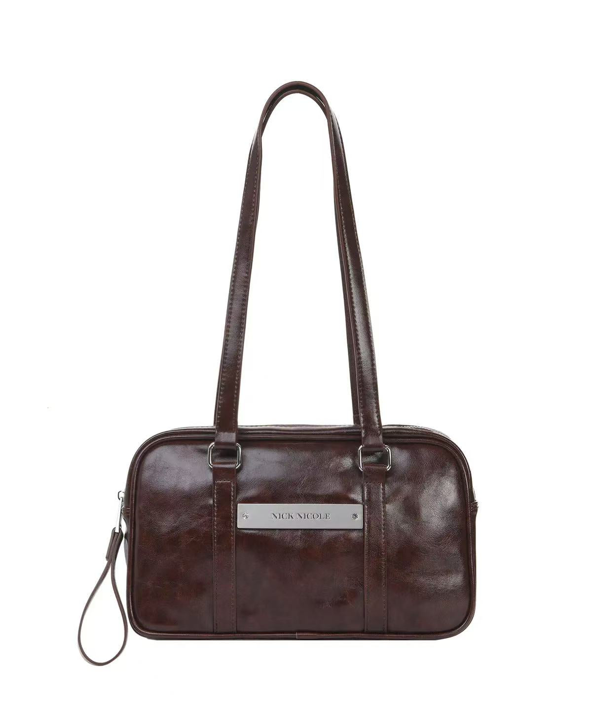 Nick Nicole Crystal Leather Mini Boston Bag - 5 colors