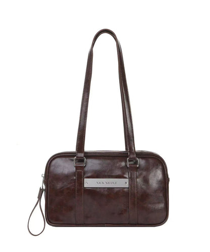 Nick Nicole Crystal Leather Mini Boston Bag - 5 colors