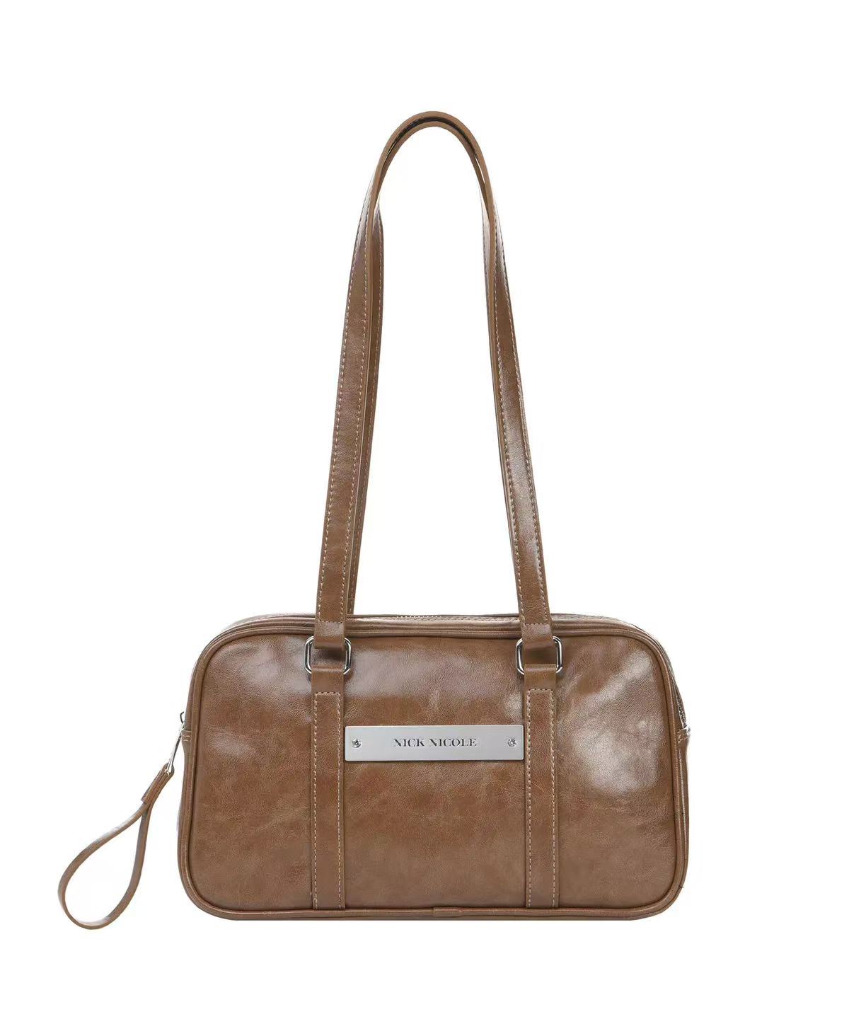 Nick Nicole Crystal Leather Mini Boston Bag - 5 colors