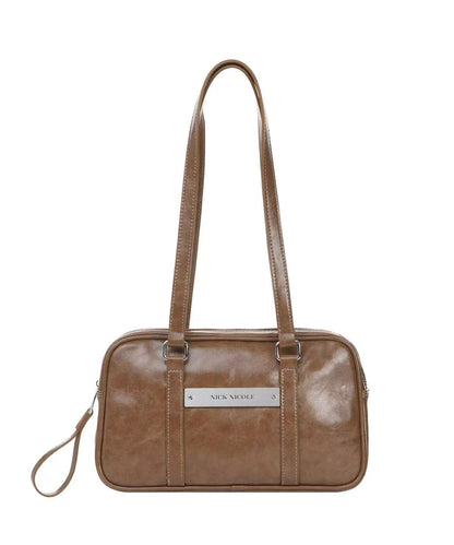 Nick Nicole Crystal Leather Mini Boston Bag - 5 colors