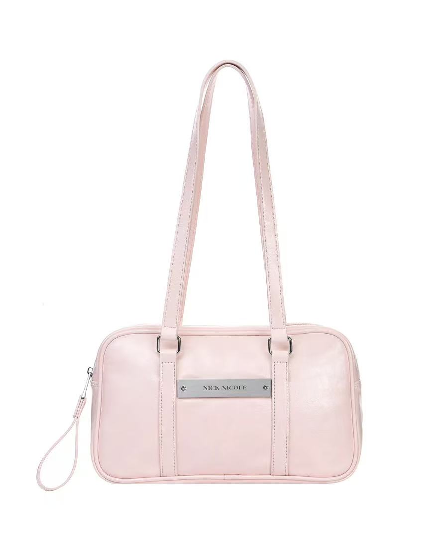 Nick Nicole Crystal Leather Mini Boston Bag - 5 colors