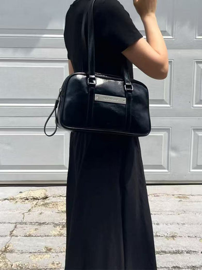 Nick Nicole Crystal Leather Mini Boston Bag - 5 colors