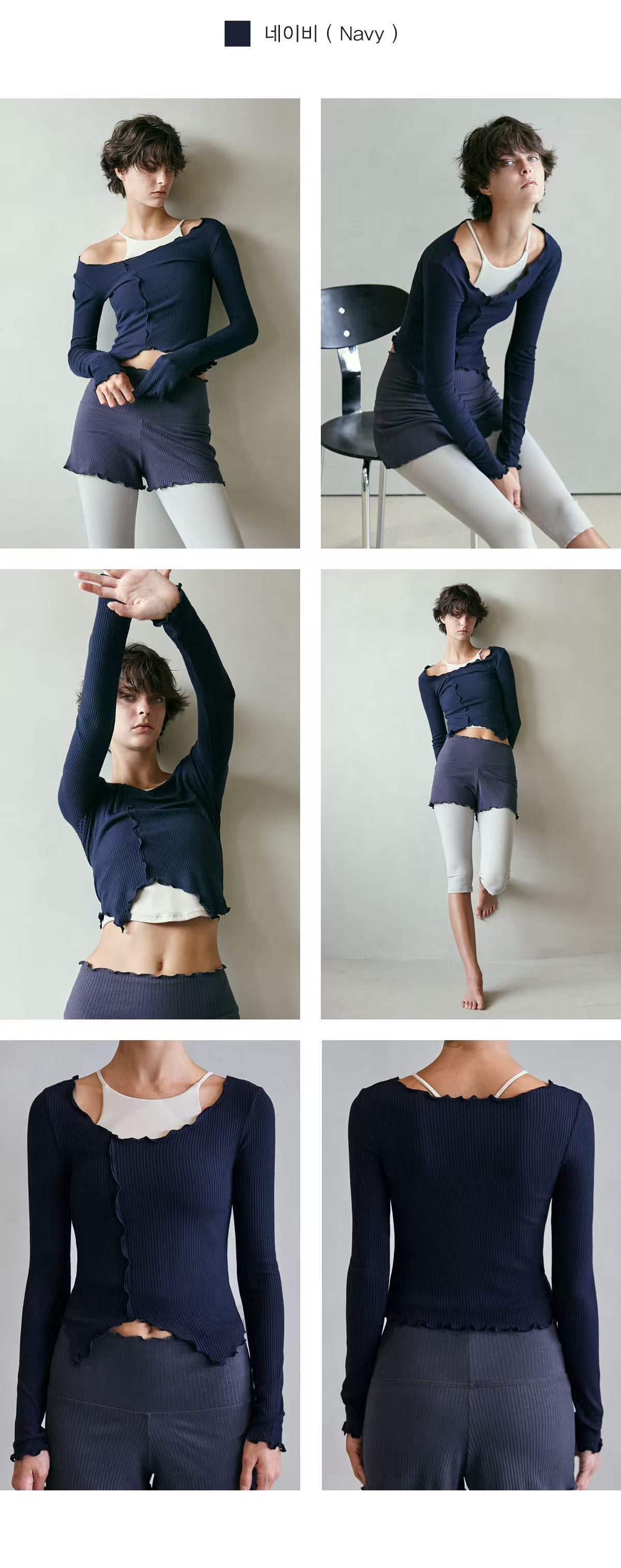 Deviwear Waven Frill Long Sleeve (T0112) - 6 colors
