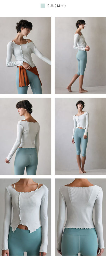Deviwear Waven Frill Long Sleeve (T0112) - 6 colors