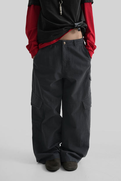 AUTUMN Off Washing Cargo Pants - 3 colors