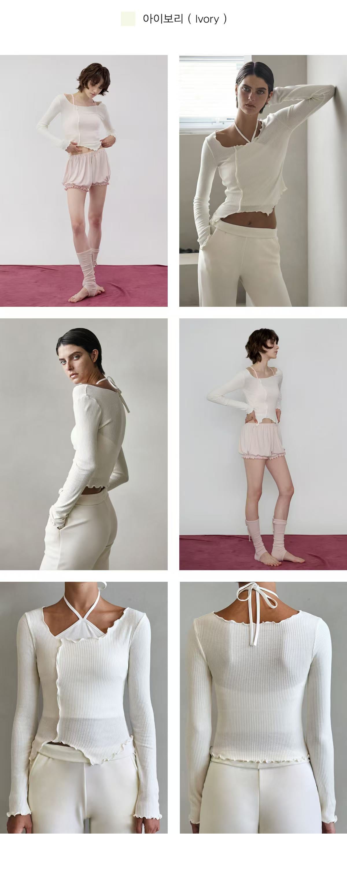 Deviwear Waven Frill Long Sleeve (T0112) - 6 colors