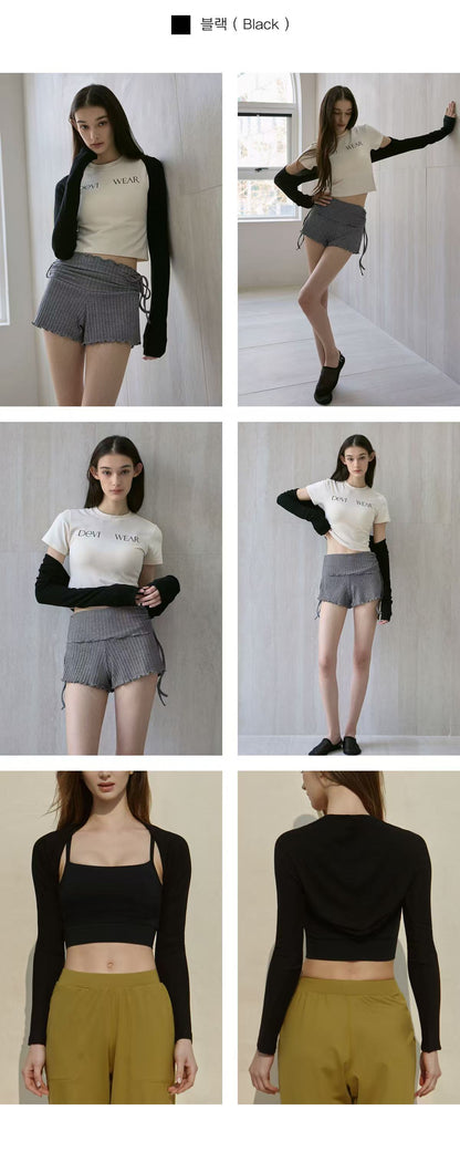 Deviwear Knit Slit Bolero (T0064) - 5 colors