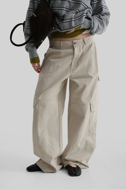 AUTUMN Off Washing Cargo Pants - 3 colors