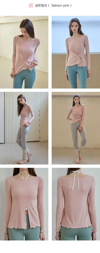 Deviwear Double Button Wrap Long Sleeve (T0124) - 6 colors
