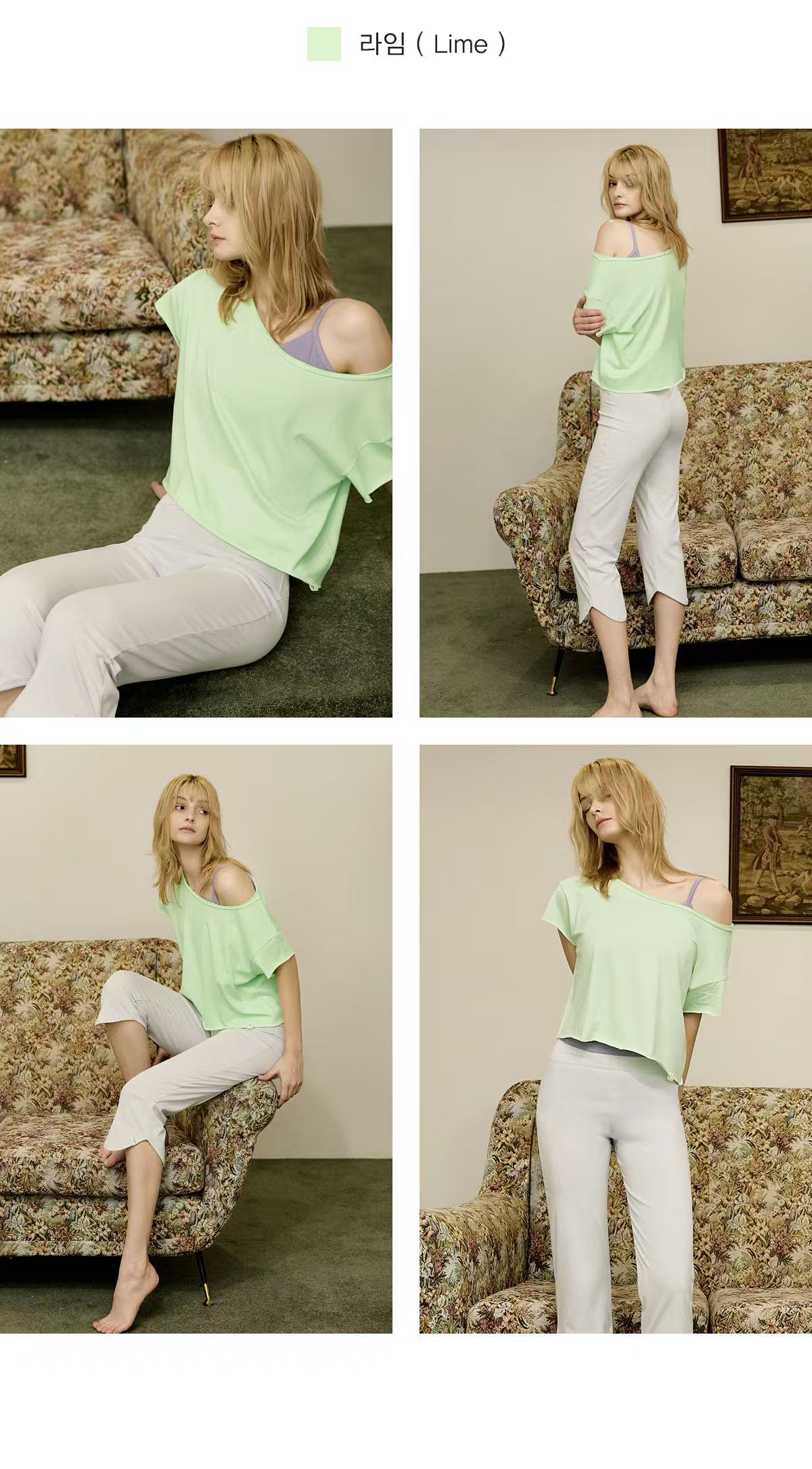 Deviwear One Shoulder Loose-fit Tee (T0145) - 8 colors
