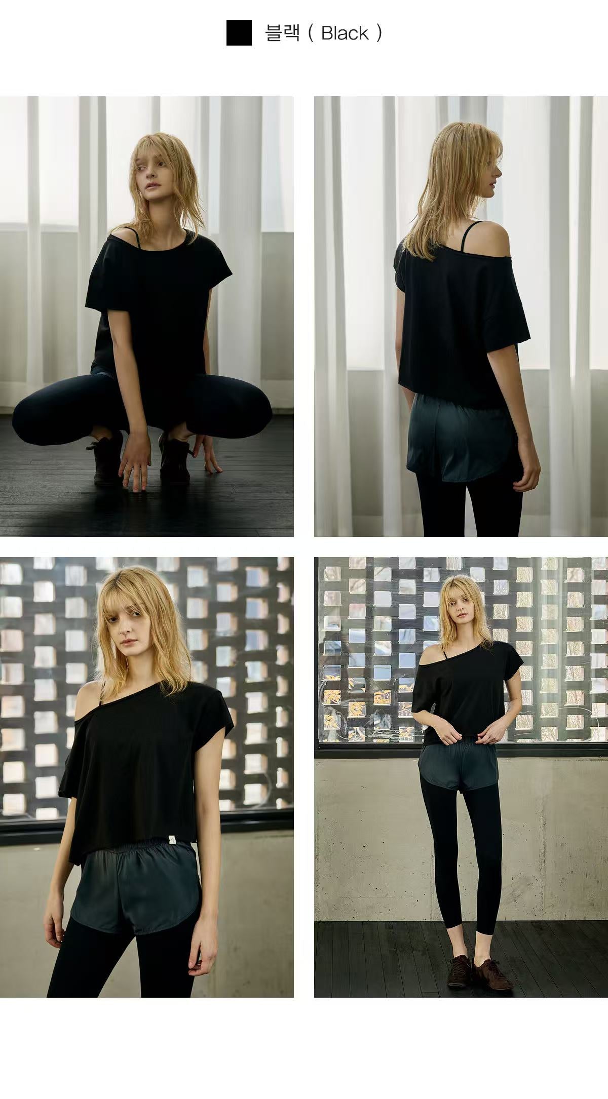 Deviwear One Shoulder Loose-fit Tee (T0145) - 8 colors