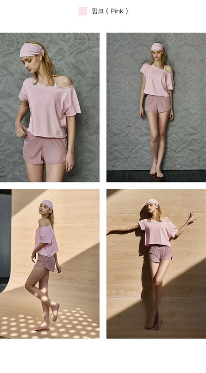 Deviwear One Shoulder Loose-fit Tee (T0145) - 8 colors