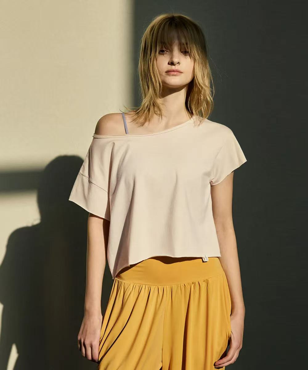 Deviwear One Shoulder Loose-fit Tee (T0145) - 8 colors