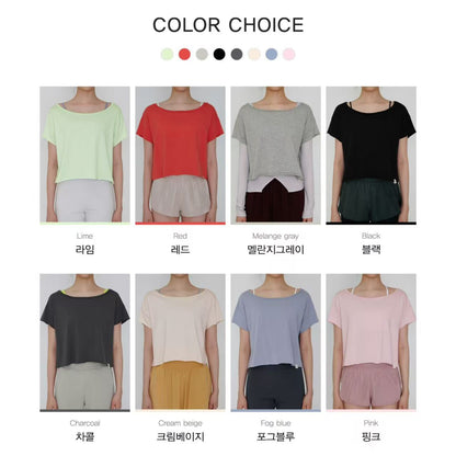 Deviwear One Shoulder Loose-fit Tee (T0145) - 8 colors