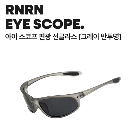 rnrn Eye Scope Running Sunglasses - Translucent grey