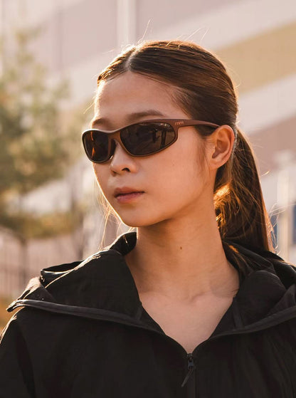 rnrn Eye Scope Running Sunglasses - brown