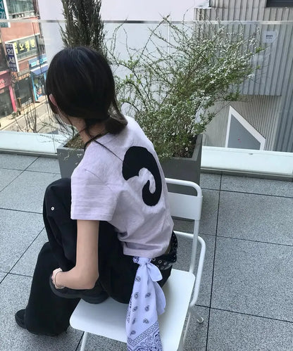 tansanmagnesium Horn Applique T-shirt - 9 colors