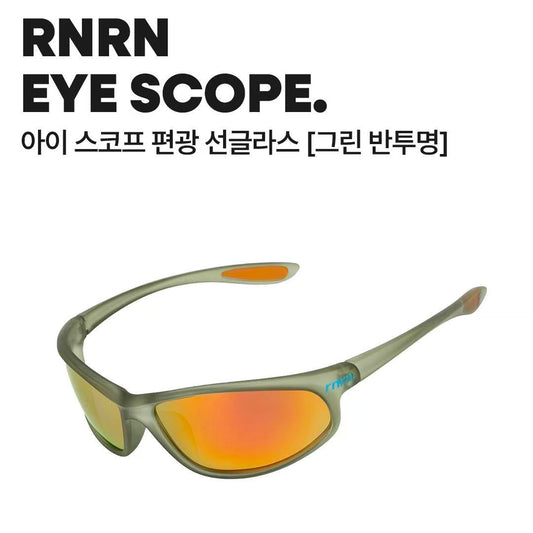 rnrn Eye Scope Running Sunglasses - Translucent green