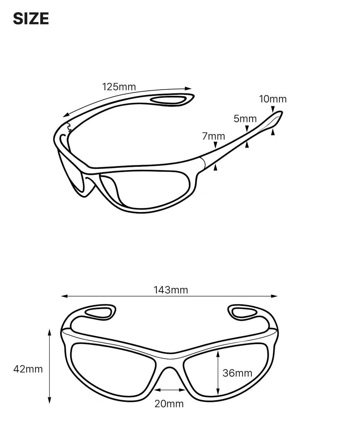 rnrn Eye Scope Running Sunglasses - Translucent green