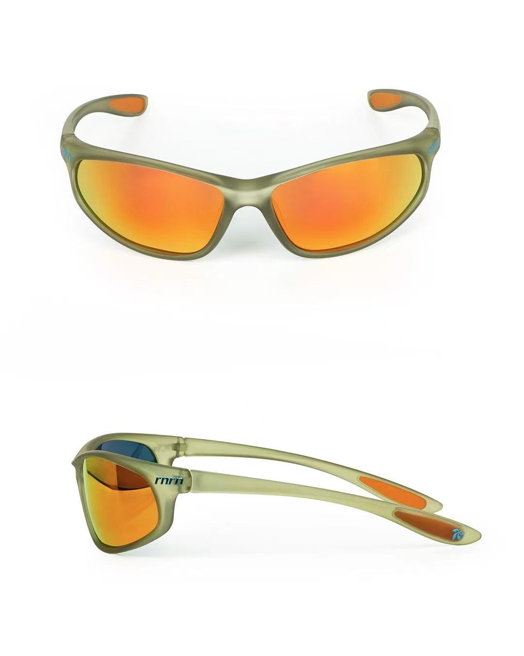 rnrn Eye Scope Running Sunglasses - Translucent green