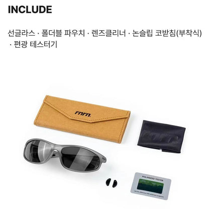 rnrn Eye Scope Running Sunglasses - Translucent green