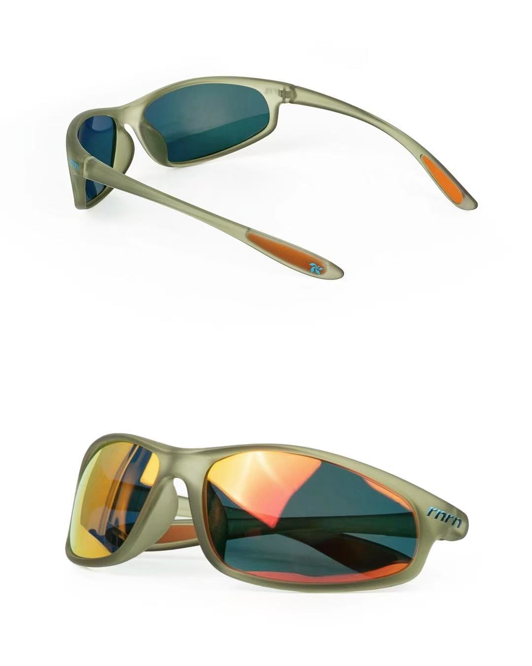 rnrn Eye Scope Running Sunglasses - Translucent green