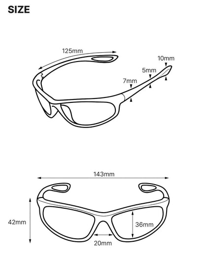 rnrn Eye Scope Running Sunglasses - black