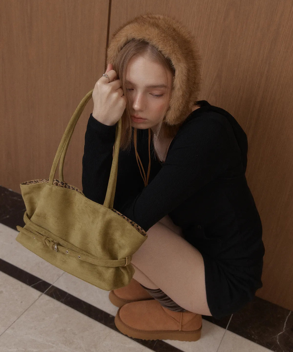Leterie Mellow Reversible Belt Tote Bag - 8 colors