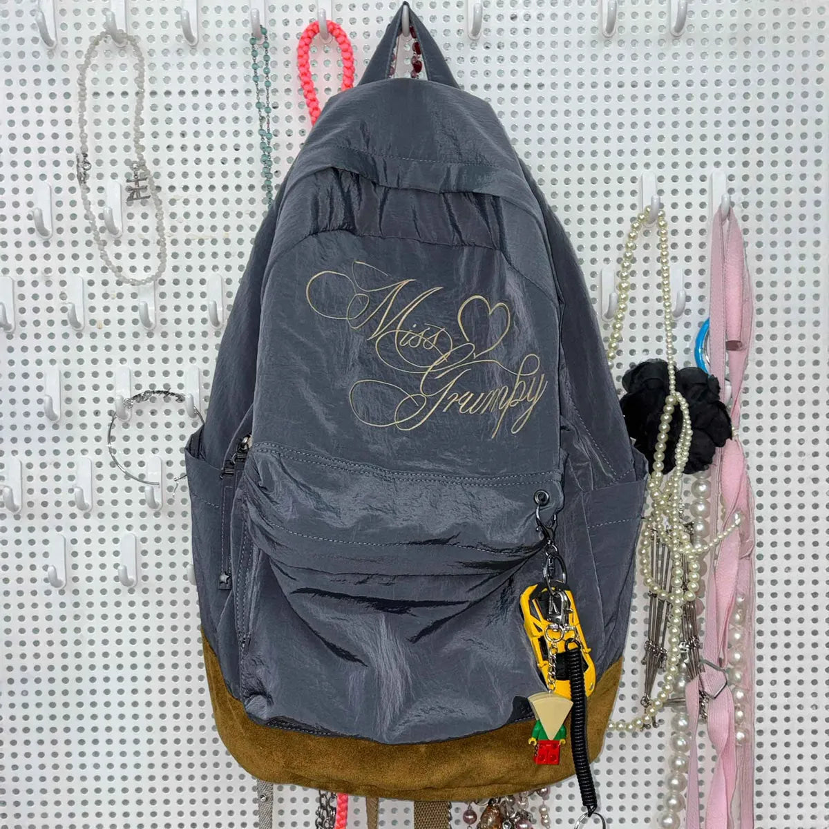 Sculptor Grumpy Girl Nylon Backpack - 3 colors