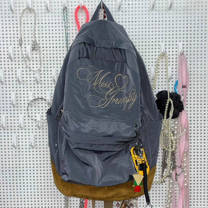 Sculptor Grumpy Girl Nylon Backpack - 3 colors