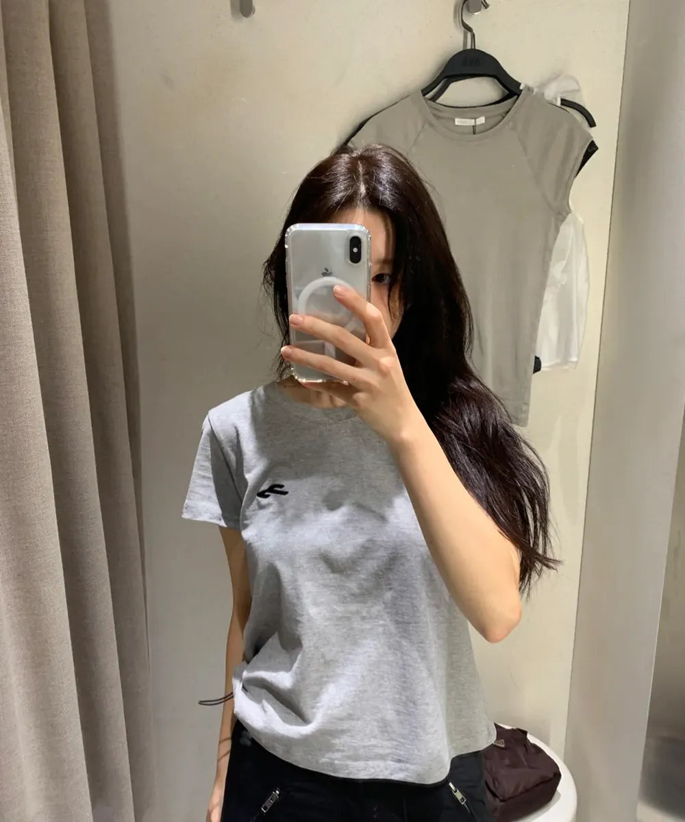 tansanmagnesium Horn Applique T-shirt - 9 colors